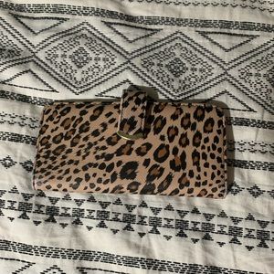 leopard print wallet